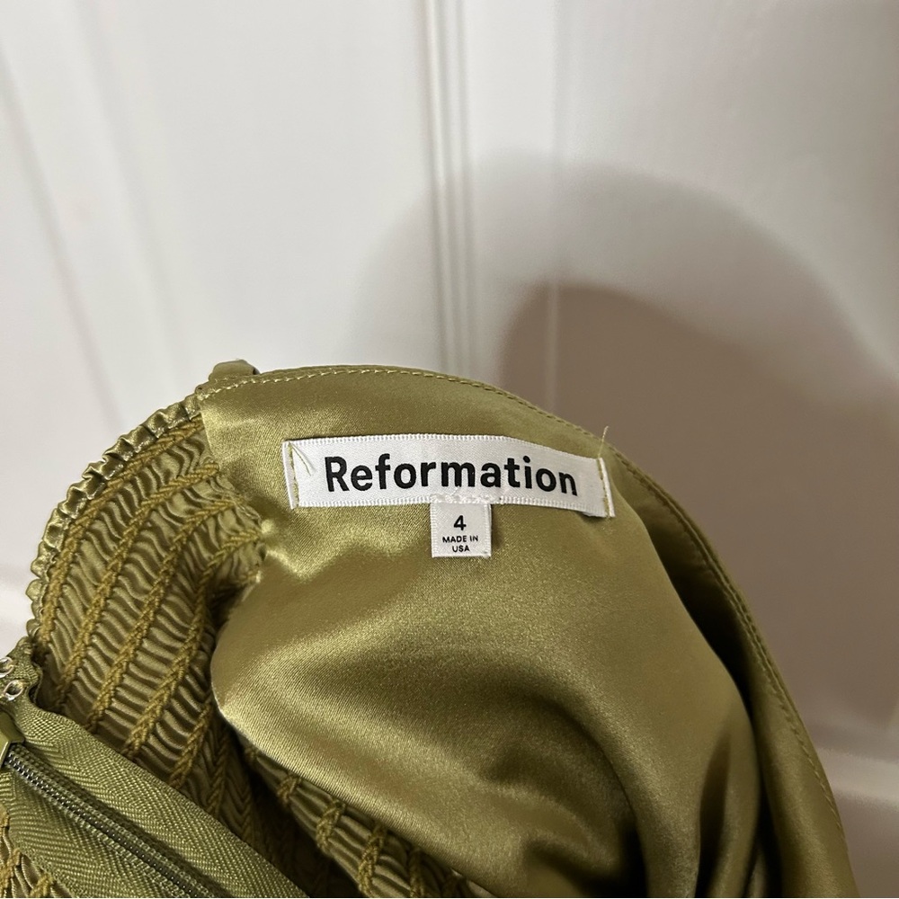 Reformation Flawed Solay Silk Dress - Picture 5 of 16
